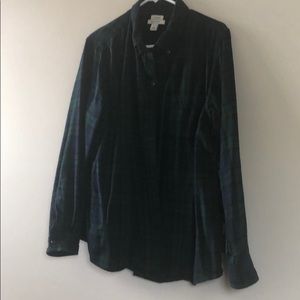 LL Bean Flannel Button Down